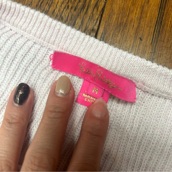 Lilly Pulitzer Pink cortina Sweater - Picture 3 of 9